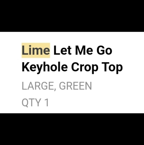 Dolls Kill keyhole crop top lime large - Picture 3 of 3